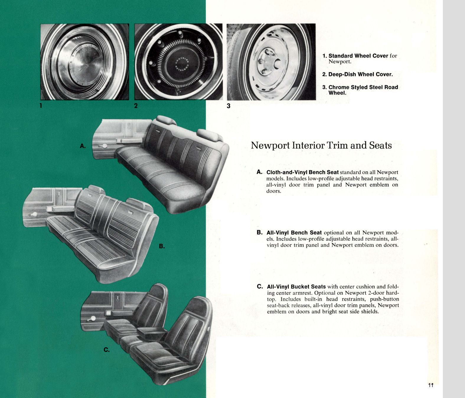 1971 Chrysler Features Brochure Page 56